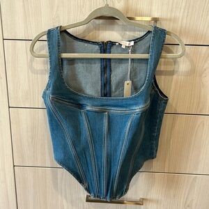Beautiful A-line Denim Crop Too Brand New